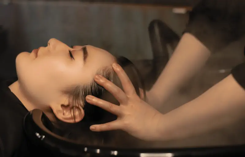 Japanese head spa scalp massage