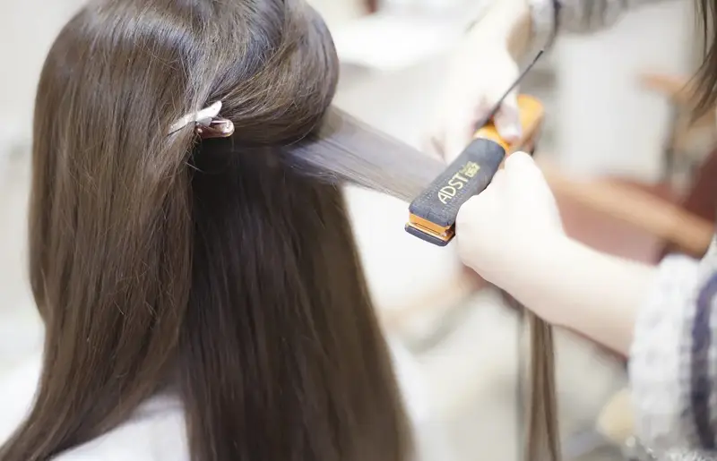 Japanese straightening result
